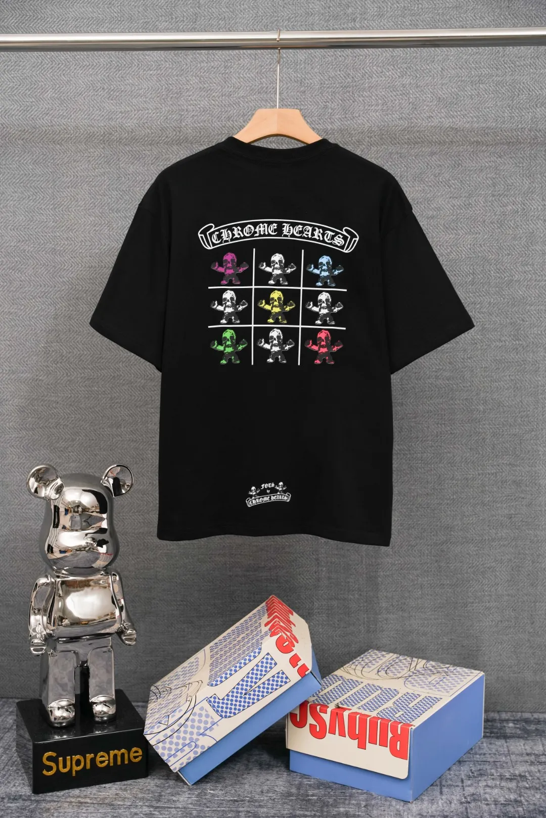 DT 49 60 Chrome Hearts T ， ， Black White S-XL